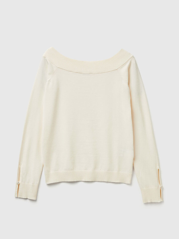 BOAT-NECK SWEAT.L/S Women image number 5